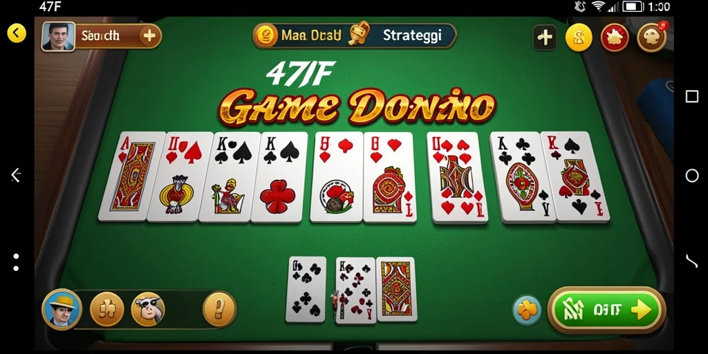 Tampilan gameplay Domino yang menarik di 47F.