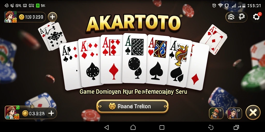 Screenshot gameplay AKARTOTO dengan pemain sedang bersaing.