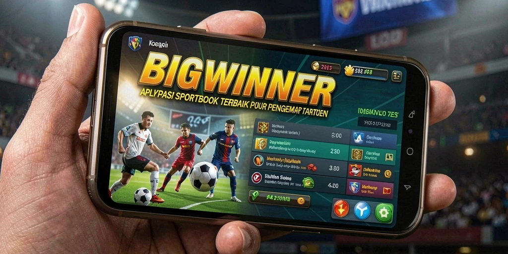 Tampilan gameplay Sportsbook yang menarik di aplikasi BIGWINNER.