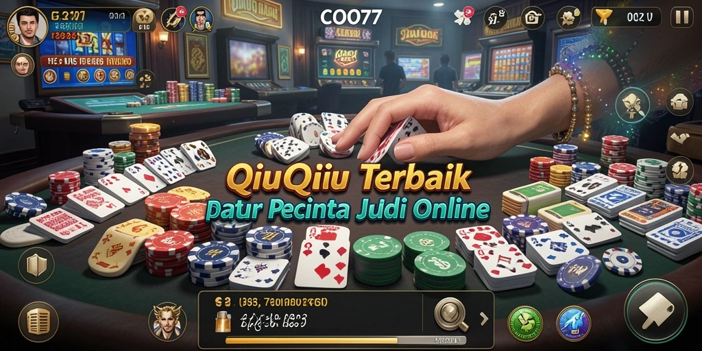 Screenshot gameplay COO77 menampilkan momen seru permainan QiuQiu.