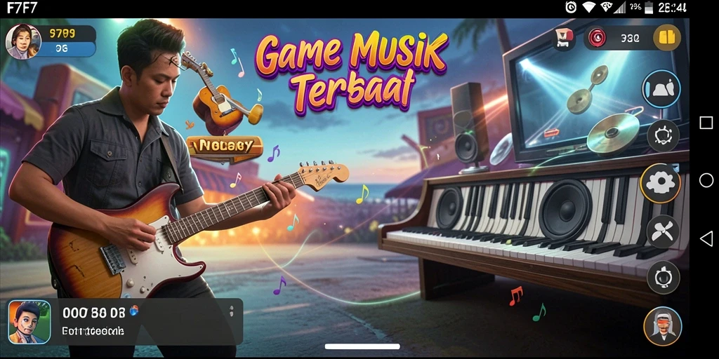 Screenshot F7F7 menampilkan gameplay interaktif yang seru.