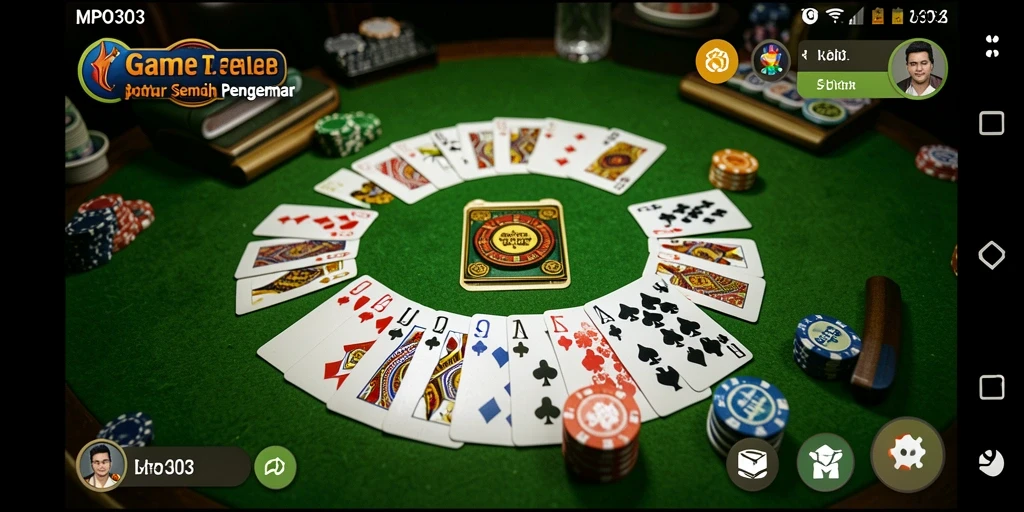 Tampilan gameplay Gaple MPO303 yang menarik dan interaktif.