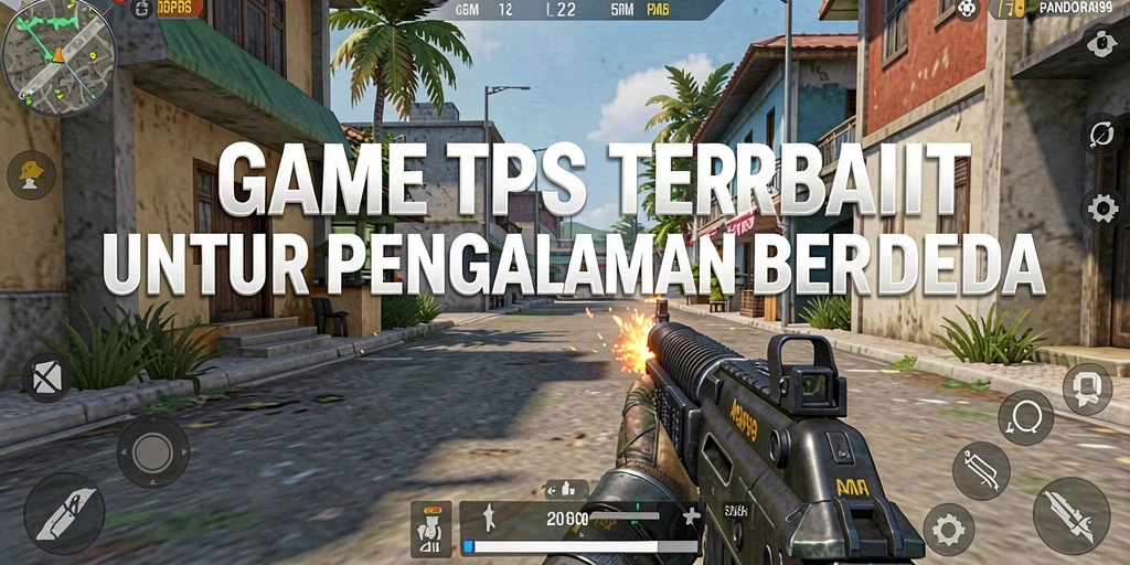 Tangkapan layar utama PANDORA99 menampilkan aksi seru dalam permainan TPS.