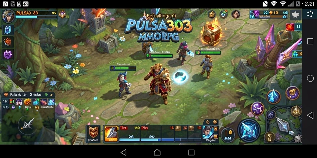 Gameplay PULSA303 yang menampilkan aksi seru di dunia MMORPG.