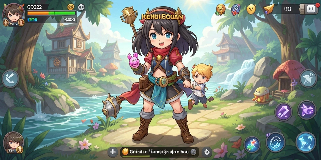 Tampilan menarik dari gameplay <strong>QQ222</strong>, penuh aksi dan warna.
