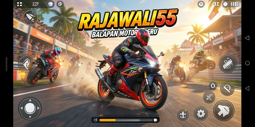 Tangkapan layar gameplay RAJAWALI55 yang seru dan mendebarkan.