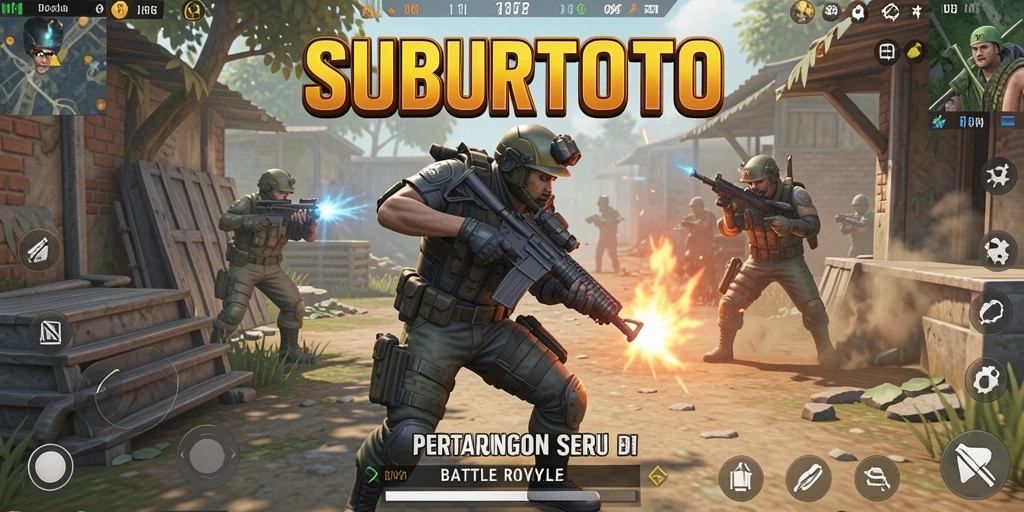 Tampilan gameplay menegangkan dalam SUBURTOTO yang seru.