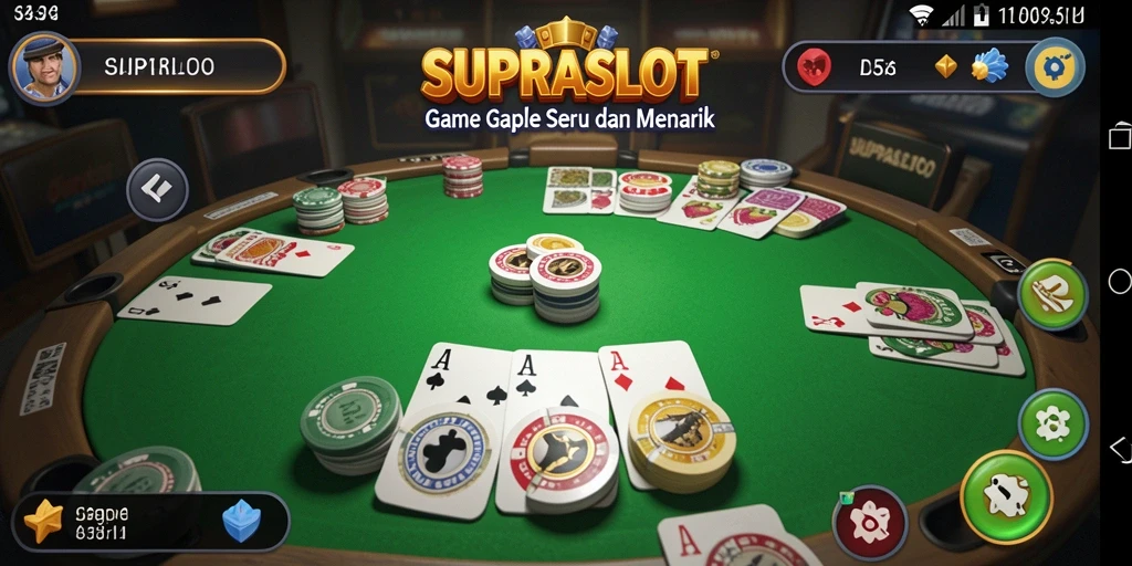 Screenshot gameplay SUPRASLOT yang seru dan menyenangkan.