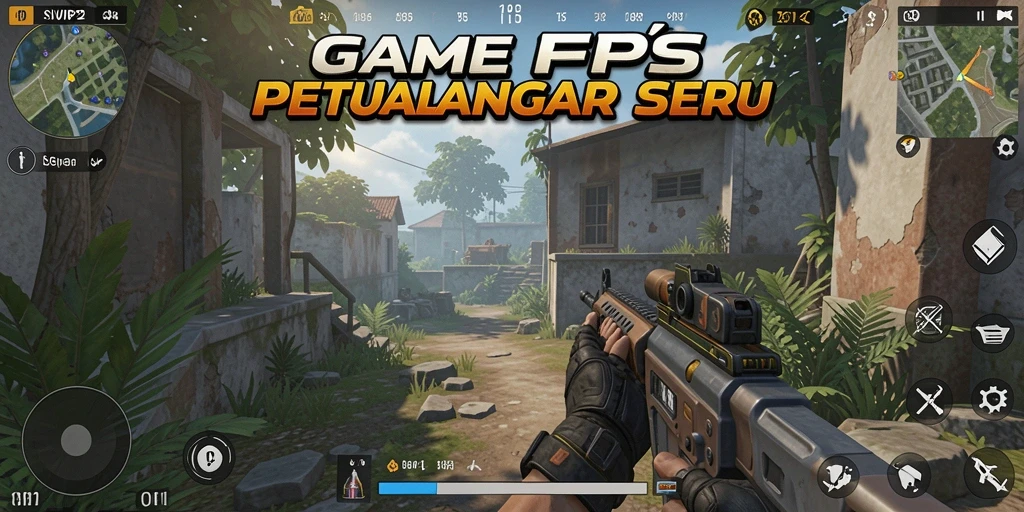 Tampilan gameplay mendebarkan di SVIP2 saat bertempur di medan perang.