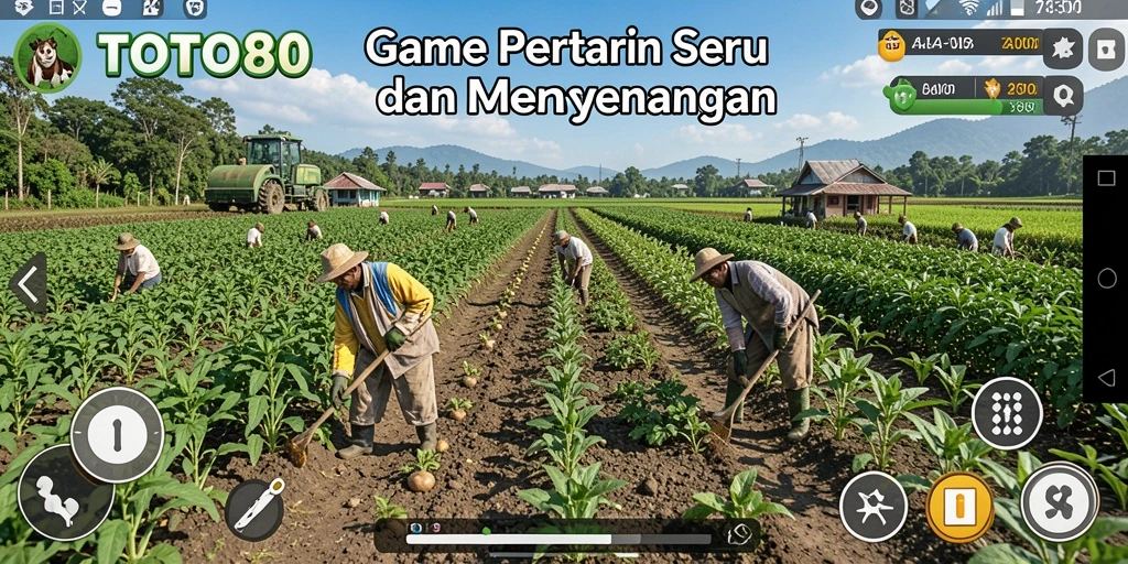 Gameplay TOTO80 yang seru dengan pertanian yang menawan.