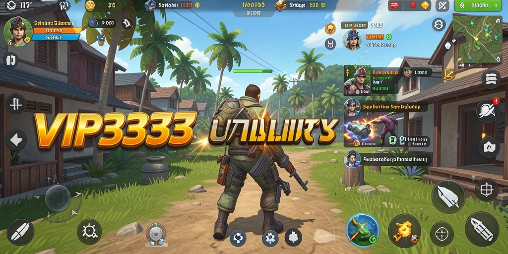 Tampilan layar utama VIP333 dengan fitur Utility yang bermanfaat.